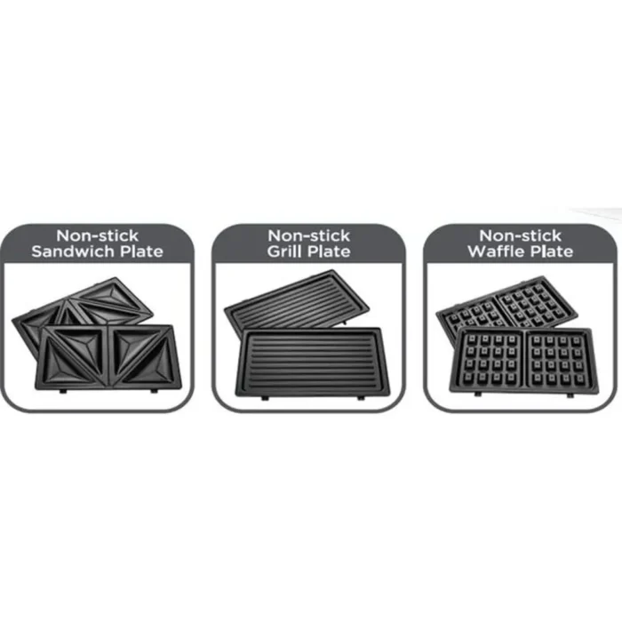 Black & Decker  Sandwich Maker 3 in 1 - Image 2