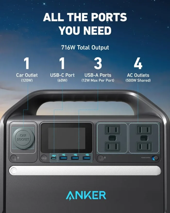 Anker Solix Portable Power station 522 - Image 2
