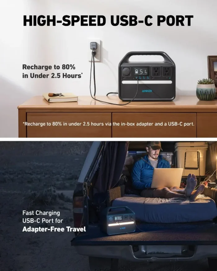 Anker Solix Portable Power station 522 - Image 3