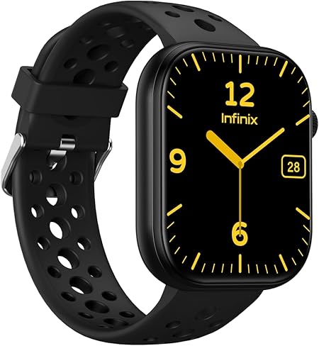 Infinix XWatch H4 (XW4L)- Black,2.04