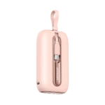 JOYROOM JR-L012 Plus Colorful Series 22.5W mini Power Bank with Dual Cables 20000mAh - PinK