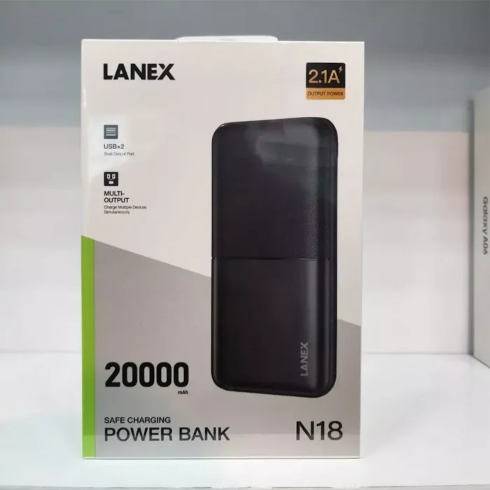 LANEX 20000mah POWER BANK N18 - Image 1